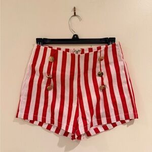 Akira Candy Stripe Shorts